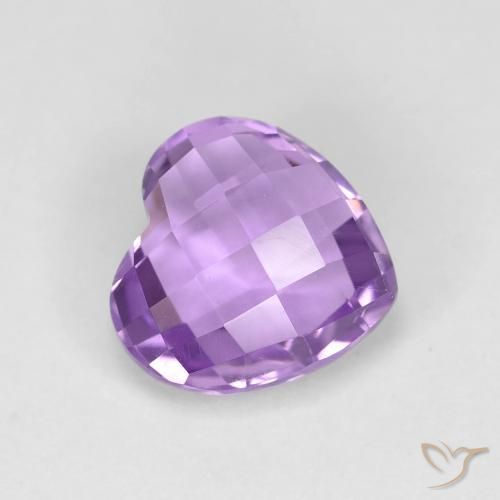 Ametista Iris Violetta naturale da 1.96 ct, Cuore, VVS