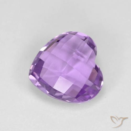 Ametista Iris Violetta naturale da 1.96 ct, Cuore, VVS