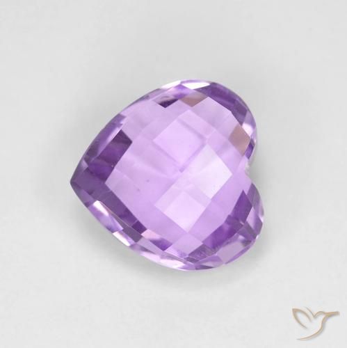 1.95ct Naturale Viola medio Ametista, Cuore, VVS