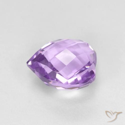 Ametista Viola medio naturale da 1.95 ct, Cuore, VVS