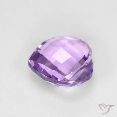 Ametista Viola medio naturale da 1.99 ct, Cuore, VVS