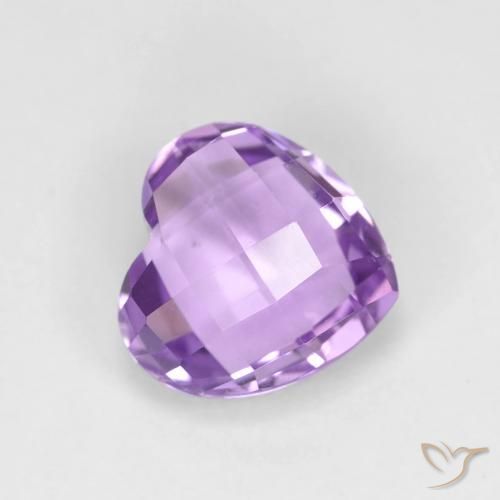 1.84ct Naturale Viola medio Ametista, Cuore, VVS