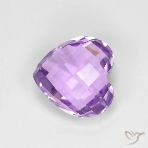 1.87ct Naturale Viola medio Ametista, Cuore, VVS