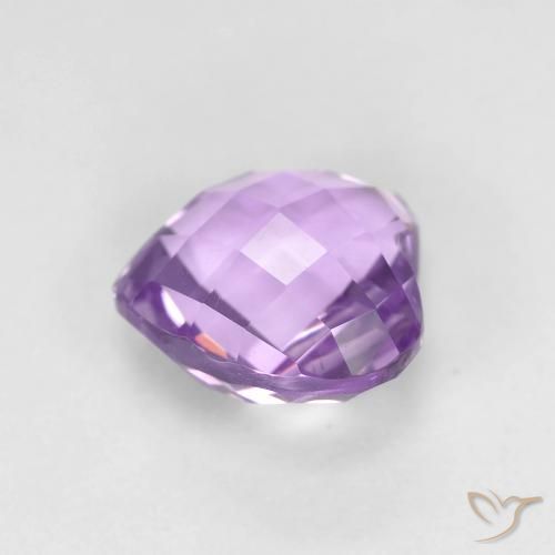 Ametista Viola medio naturale da 1.97 ct, Cuore, VVS