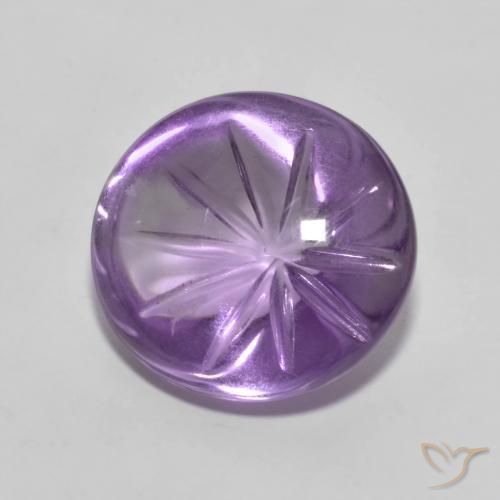 Ametista Viola Intenso naturale da 6.64 ct, Ovale, Trasparente