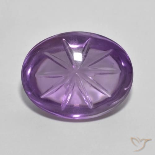 9.42ct Naturale Viola medio Ametista, Ovale, Trasparente