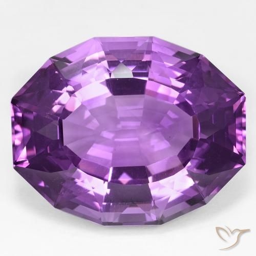 48.51ct Naturale Viola medio Ametista, Taglio a fantasia, VVS-VS
