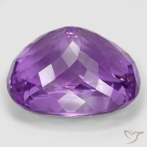 Ametista viola vivido naturale da 87.56 ct, Cuscino, IF