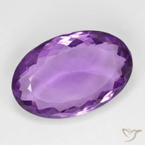 Ametista Viola Intenso naturale da 15.10 ct, Ovale, VVS-VS