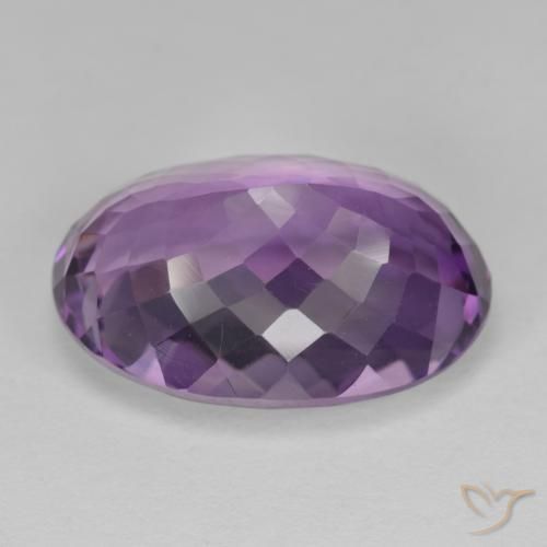 Ametista Viola Intenso naturale da 14.30 ct, Ovale, VS