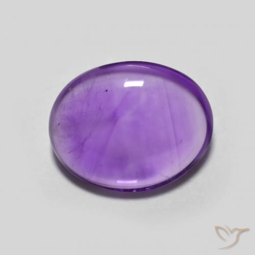 2.93ct Naturale Viola scuro Ametista, Ovale, Trasparente