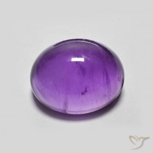 3.69ct Naturale Viola Intenso Ametista, Ovale, Trasparente