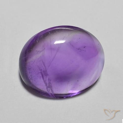 Ametista Medium Light-Violet naturale da 3.60 ct, Ovale, Trasparente