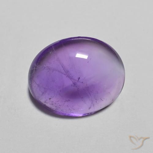 Ametista Medium Light-Violet naturale da 2.51 ct, Ovale, Trasparente