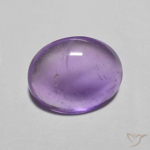 Ametista Medium Light-Violet naturale da 2.43 ct, Ovale, Trasparente