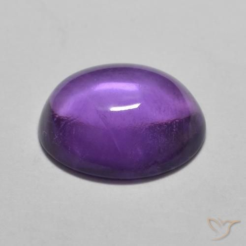 Ametista Viola medio naturale da 2.82 ct, Ovale, Trasparente