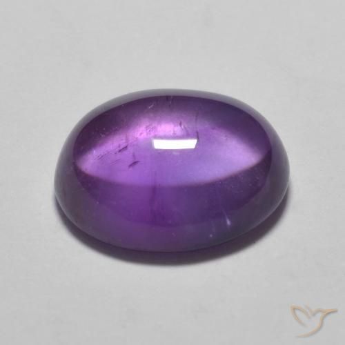 Ametista Viola tendente al rosa naturale da 3.46 ct, Ovale, Trasparente