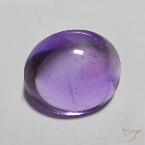 Ametista Viola Intenso naturale da 3.54 ct, Ovale, Trasparente