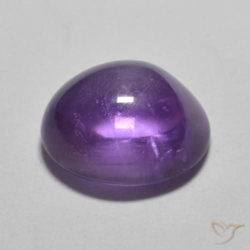 Ametista Viola Intenso naturale da 3.54 ct, Ovale, Trasparente
