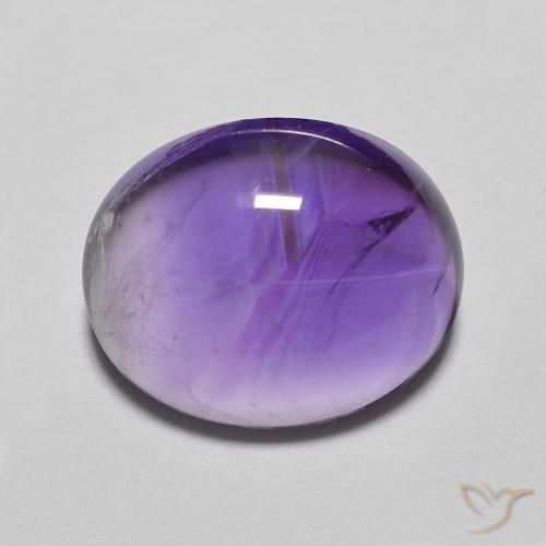 4.22ct Naturale Medium Light-Violet Ametista, Ovale, Trasparente