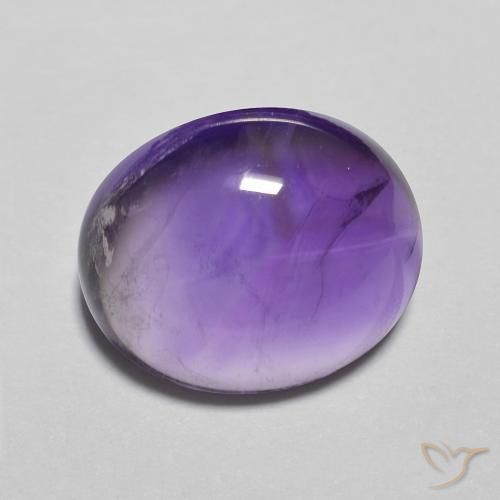 Ametista Medium Light-Violet naturale da 4.22 ct, Ovale, Trasparente