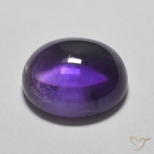 Ametista Medium Light-Violet naturale da 4.22 ct, Ovale, Trasparente