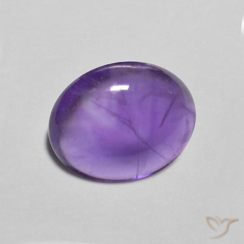 Ametista Medium Light-Violet naturale da 2.45 ct, Ovale, Trasparente