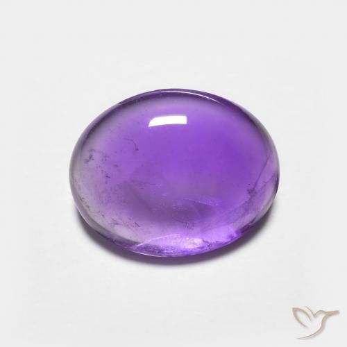 2.82ct Naturale Viola scuro Ametista, Ovale, Trasparente