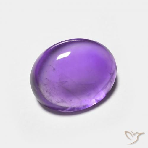 Ametista Viola scuro naturale da 2.82 ct, Ovale, Trasparente