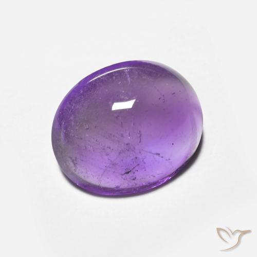 Ametista Viola violaceo intenso naturale da 3.36 ct, Ovale, Trasparente