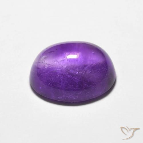Ametista Viola violaceo intenso naturale da 3.36 ct, Ovale, Trasparente