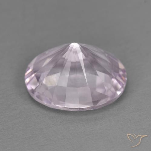 Ametista Viola rosato chiaro naturale da 4.69 ct, Ovale, VVS