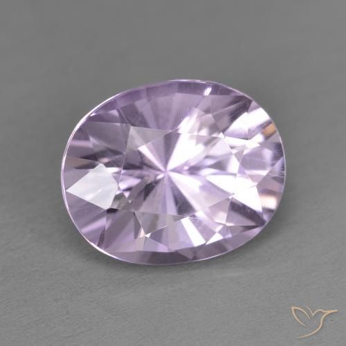 Ametista Viola medio naturale da 4.38 ct, Ovale, VVS