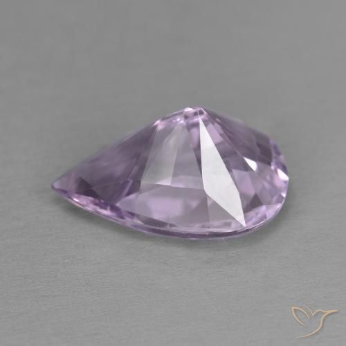 Ametista Viola Iris Chiaro naturale da 4.65 ct, Forma a pera, VVS