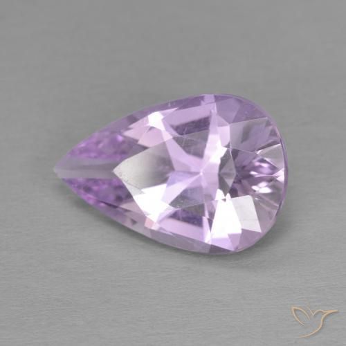 3.27ct Naturale Iris Violetta Ametista, Forma a pera, VVS