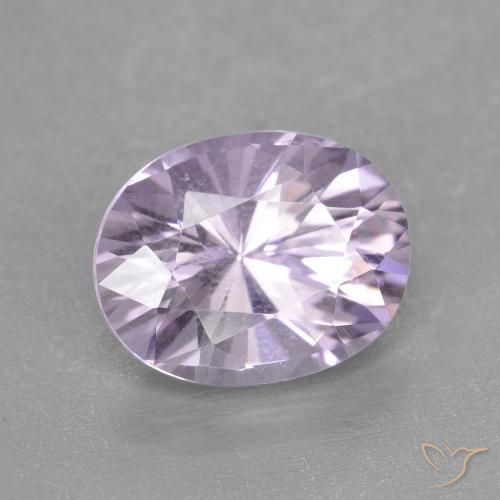 Ametista Viola chiaro naturale da 2.82 ct, Ovale, VVS