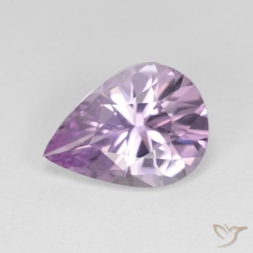 2.65ct Naturale Viola medio Ametista, Forma a pera, VVS