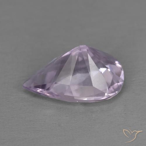 Ametista Viola Iris Chiaro naturale da 3.27 ct, Forma a pera, VS