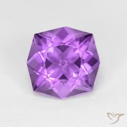 3.01ct Naturale Viola violaceo medio Ametista, Taglio a fantasia, VVS