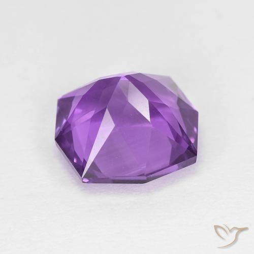 Ametista Viola violaceo medio naturale da 3.01 ct, Taglio a fantasia, VVS