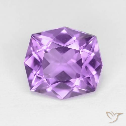 3.50ct Naturale Viola violaceo medio Ametista, Taglio a fantasia, VVS