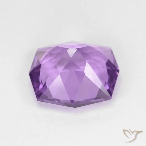 Ametista Viola violaceo medio naturale da 3.50 ct, Taglio a fantasia, VVS