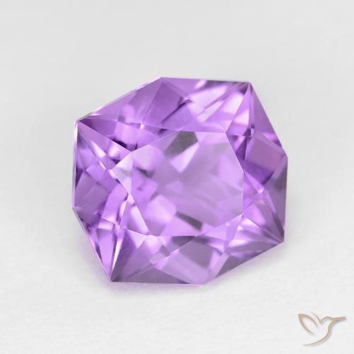 Ametista Viola violaceo medio naturale da 4.73 ct, Taglio a fantasia, VS