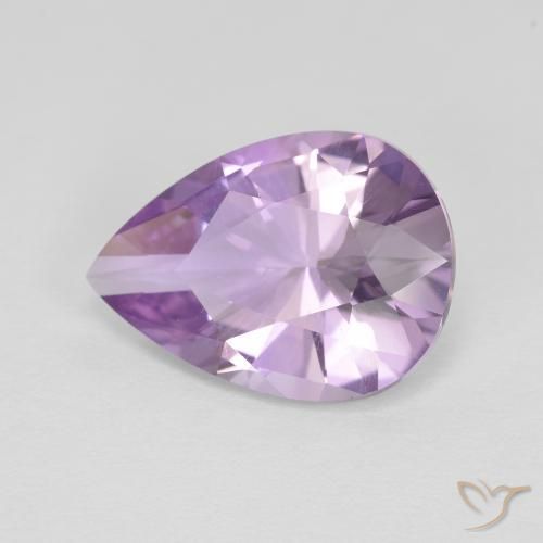 3.52ct Naturale Iris Violetta Ametista, Forma a pera, VVS-VS