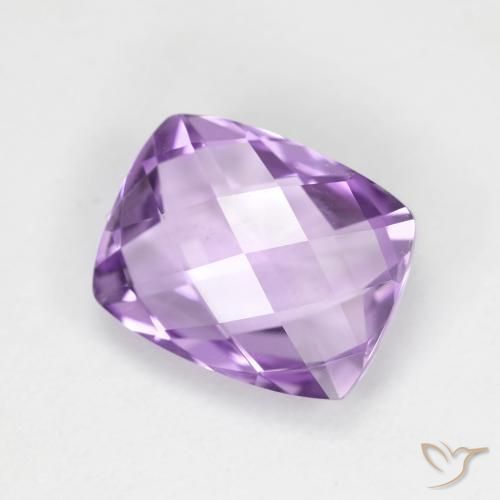 Ametista Viola tendente al rosa naturale da 2.78 ct, Cuscino, VVS