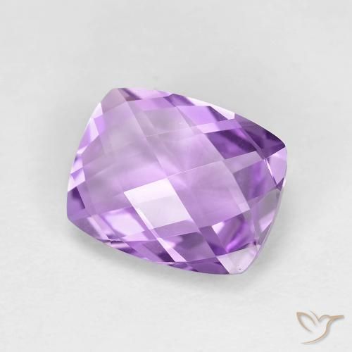 Ametista Viola tendente al rosa naturale da 2.45 ct, Cuscino, VVS