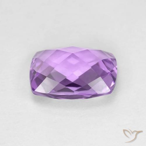 Ametista Viola tendente al rosa naturale da 2.45 ct, Cuscino, VVS