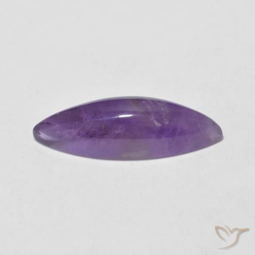 Ametista Viola medio naturale da 1.98 ct, Taglio marquise, Trasparente