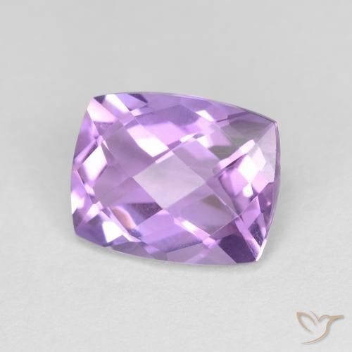 Ametista Iris Violetta naturale da 2.09 ct, Cuscino, VVS