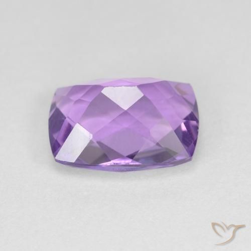 Ametista Iris Violetta naturale da 2.09 ct, Cuscino, VVS